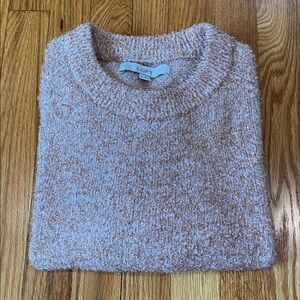 Blush Rose Gold Sparkly Sweater